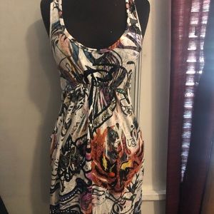 Adorable embellished tank tunic w. Pockets!